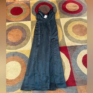 NWT After Six Evergreen Dark Green Bridesmaid Wedding Guest Prom Formal Dress 0